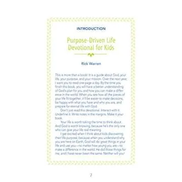 The Purpose Driven Life Devotional for Kids