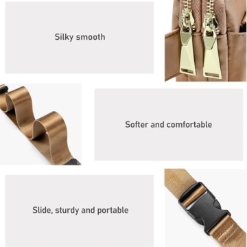 ZORFIN Fanny Pack: Stylish Crossbody Belt Bag for All