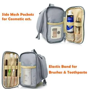 HOKEEPER Waterproof Hanging Toiletry Bag for All