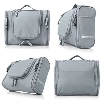 HOKEEPER Waterproof Hanging Toiletry Bag for All