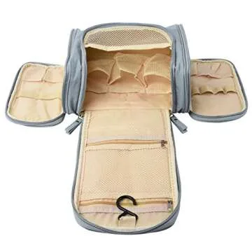 HOKEEPER Waterproof Hanging Toiletry Bag for All