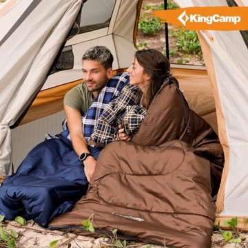 KingCamp XL Warm Sleeping Bag for Camping & Hiking