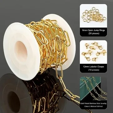 UMAOKANG Jewelry Chain Set - Gold Plated Stainless Steel