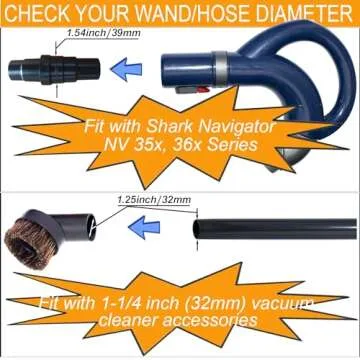 3 PACK HorseHair Vacuum Brush Attachments - Clean Gently & Efficiently!