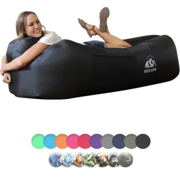 WEKAPO Inflatable Lounger Air Sofa - Portable, Waterproof Design for Beach & Camping
