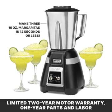 Waring Commercial BB300S 1-Hp Blender for Smoothies