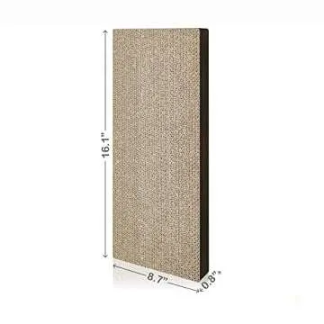 WAY BASICS Premium Cat Scratcher Wall Mounted Scratch Pad with Catnip