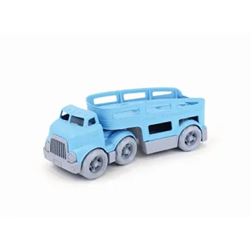 Eco-Friendly Green Toys Car Carrier for Kids' Playtime