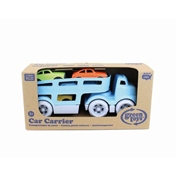 Eco-Friendly Green Toys Car Carrier for Kids' Playtime