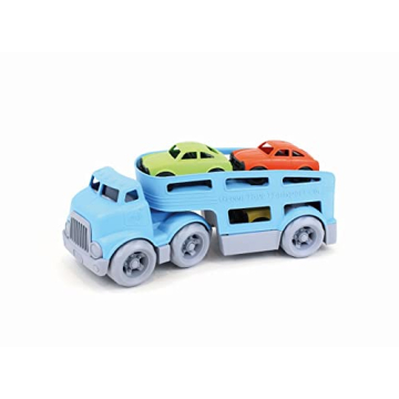 Eco-Friendly Green Toys Car Carrier for Kids' Playtime