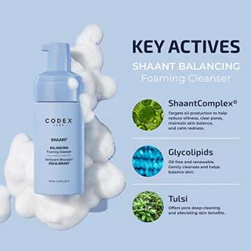 Codex Labs Shaant Cleanser - Oil Control & Acne Treatment