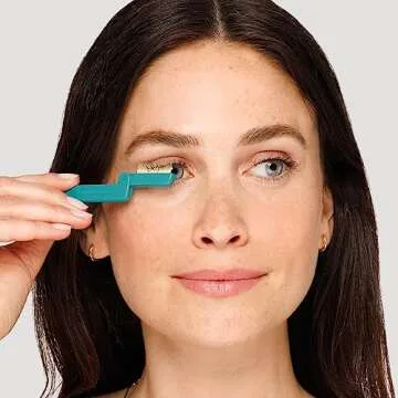 Tweezerman Majestic Turquoise Lash Set - Makeup Eyelash Tool for All Eye Shapes