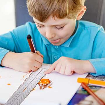 Geyee Deckle Edge Rulers Set for Perfect Paper Crafts