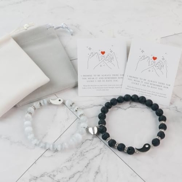 Magnetic Bracelets for Couples - Heartfelt Togetherness Gift