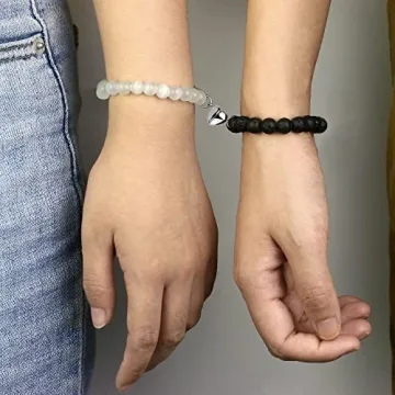Magnetic Bracelets for Couples - Heartfelt Togetherness Gift