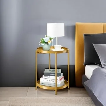 danpinera 2-Tier End Table - Versatile Outdoor Decor