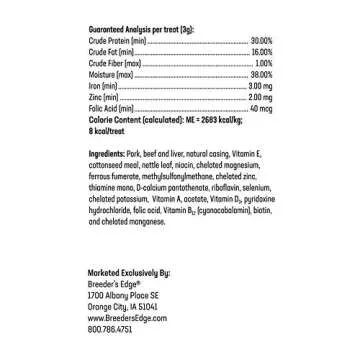 Revival Animal Health Breeder's Edge Oxy Mate - Prenatal Supplement for Dogs & Cats - 30ct Meat Trea...