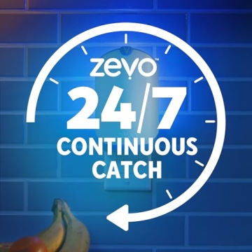 Zevo Fly Trap Replacement Cartridges: 4 Pack for Indoor Use