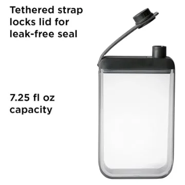 Houdini Discreet Flask 7.25 oz - Leak-Free & Stylish