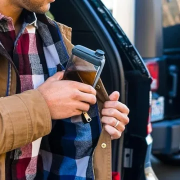 Houdini Discreet Flask 7.25 oz - Leak-Free & Stylish