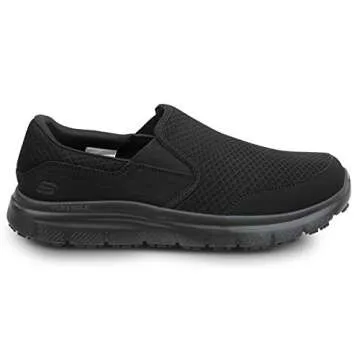Skechers Work Ella Women's Black Soft Toe Slip-Ons