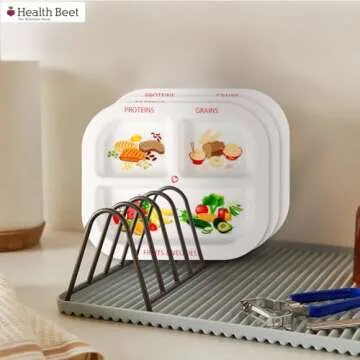 Health Beet MyPlate Portion Control Plate for Kids
