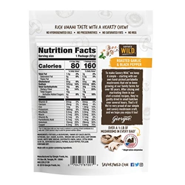 Giorgio Savory Vegan Portabella Mushroom Jerky 2oz