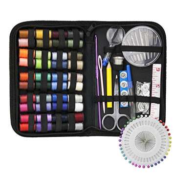 Premium Portable Sewing Kit for Beginners and Travelers