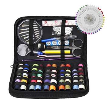 Premium Portable Sewing Kit for Beginners and Travelers
