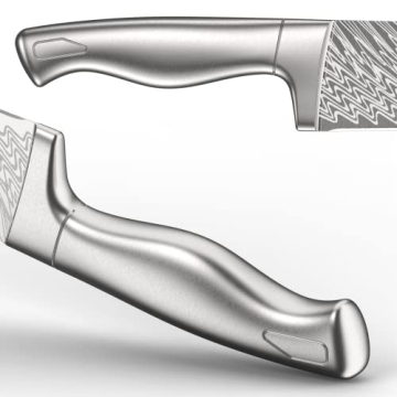 Astercook Knife Set, 15-Piece Kitchen Knife Set with Block, Built-in Knife Sharpener, German Stainless Steel Knife Block Set, Dishwasher Safe