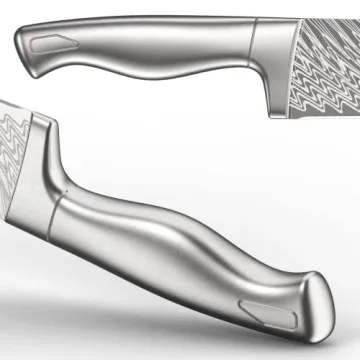 Astercook Knife Set, 15-Piece Kitchen Knife Set with Block, Built-in Knife Sharpener, German Stainless Steel Knife Block Set, Dishwasher Safe