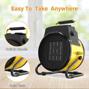 Karveden Outdoor Heater – Portable Electric Space Heater