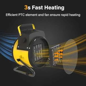 Karveden Outdoor Heater – Portable Electric Space Heater