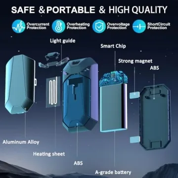 Hand Warmers 2 Pack with 3 Heat Settings for Winter Outdoor Activities