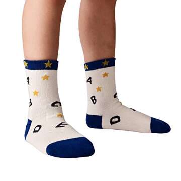 Toddler Non Skid Cotton Socks 12 Pairs by Flanhiri