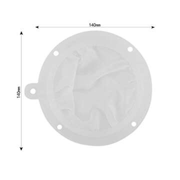 Lakatay 5-Inch Food Grade Stainless Steel Kitchen Funnel with 200 Mesh Food Filter Strainer for Transferring of Liquid Dry Ingredients and Metal Cooking Funnel