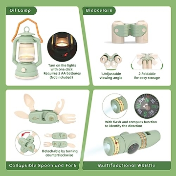 Kids Camping Play Set - Fun Outdoor Adventure for Ages 3-8