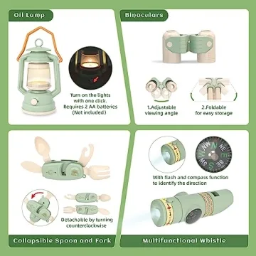 Kids Camping Play Set - Fun Outdoor Adventure for Ages 3-8