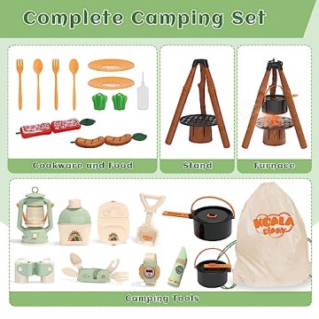 Kids Camping Play Set - Fun Outdoor Adventure for Ages 3-8