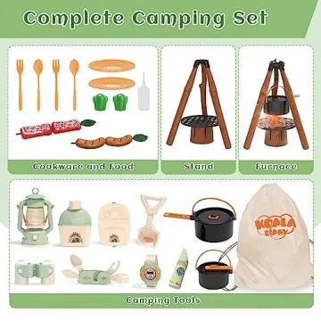 Kids Camping Play Set - Fun Outdoor Adventure for Ages 3-8