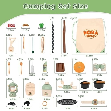 Kids Camping Play Set - Fun Outdoor Adventure for Ages 3-8