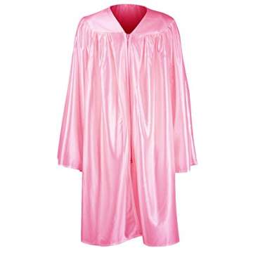 GraduationMall Kindergarten Graduation Cap Gown Stole Package with 2025 Tassel, Certificate Pink Sma...