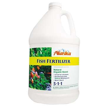 Alaska Fish Emulsion Fertilizer 5-1-1 Concentrate 1 Gallon (Packaging may vary)