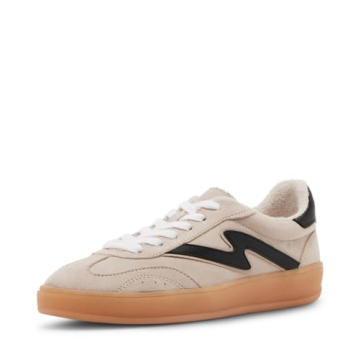 Madden Girl Women’s Giia Sneakers - Trendy Comfort in Taupe Multi