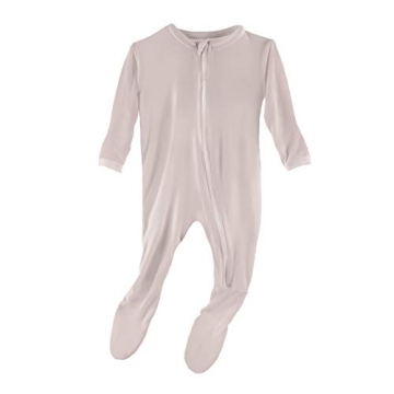 KicKee Dream Footies: Soft, Stylish Baby Pajamas with Zipper & Flip Paws
