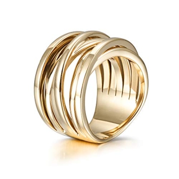 Jinbaoying Knot Cross Ring Enhancers - Trendy Love & Friendship Bands