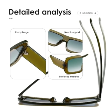 KIMORN Retro UV Protection Sunglasses Oversized Shades