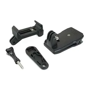 Action Mount Wearable Backpack Clip and Phone Holder Setup, Compatible with GoPro Cameras and iPhones