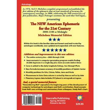 The New American Ephemeris for the 21st Century at Midnight