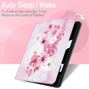 Feams iPad Case for 11th & 10th Gen with Pencil Holder